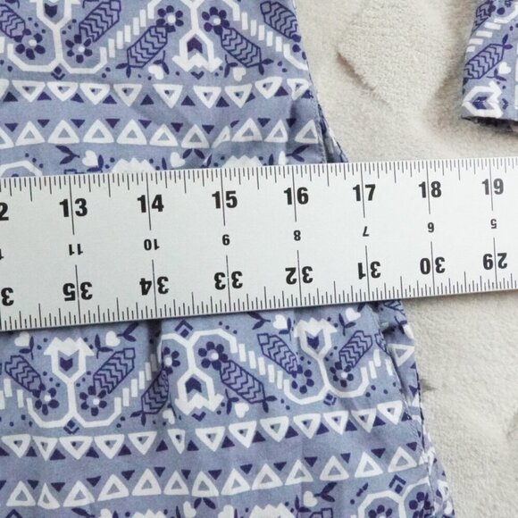 Levi's Shirt Dress Womens Extra Small Long Sleeve Western Southern Print Cowgirl - Picture 10 of 14